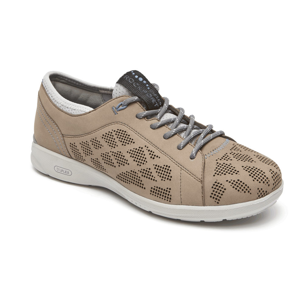 Rockport Sneakers For Womens Khaki - truFLEX Lace-to-Toe - LG6173240